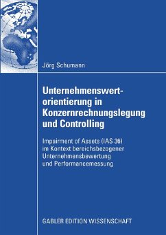 Unternehmenswertorientierung in Konzernrechnungslegung und Controlling (eBook, PDF) - Schumann, Jörg