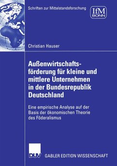 Außenwirtschaftsförderung für kleine und mittlere Unternehmen in der Bundesrepublik Deutschland (eBook, PDF) - Hauser, Christian