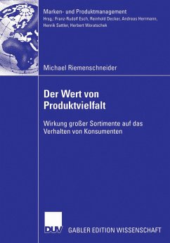 Der Wert von Produktvielfalt (eBook, PDF) - Riemenschneider, Michael