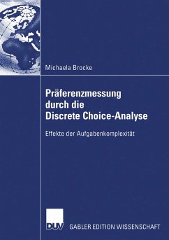 Präferenzmessung durch die Discrete Choice-Analyse (eBook, PDF) - Brocke, Michael