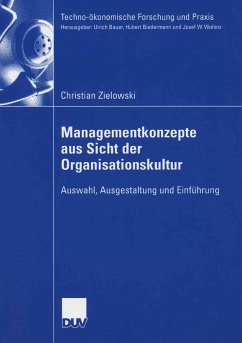 Managementkonzepte aus Sicht der Organisationskultur (eBook, PDF) - Zielowski, Christian