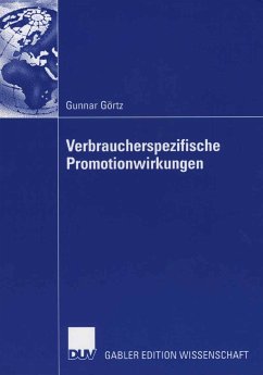 Verbraucherspezifische Promotionwirkungen (eBook, PDF) - Görtz, Gunnar