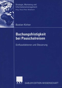 Cover Buchungsfristigkeit bei Pauschalreisen (eBook, PDF)