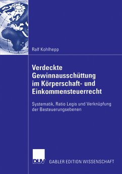 Verdeckte Gewinnausschüttung im Körperschaft- und Einkommensteuerrecht (eBook, PDF) - Kohlhepp, Ralf