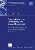 Entscheidung zum Outsourcing von Logistikleistungen (eBook, PDF)