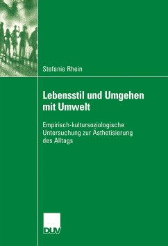 Lebensstil und Umgehen mit Umwelt (eBook, PDF) - Rhein, Stefanie