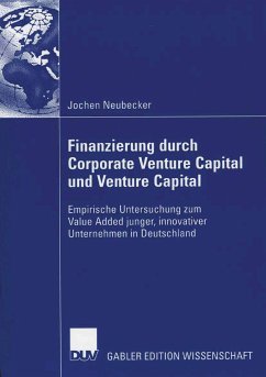 Finanzierung durch Corporate Venture Capital und Venture Capital (eBook, PDF) - Neubecker, Jochen
