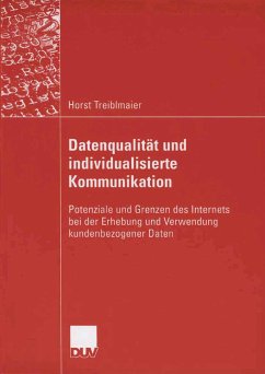 Datenqualität und individualisierte Kommunikation (eBook, PDF) - Treiblmaier, Horst