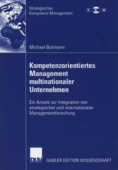 Kompetenzorientiertes Management multinationaler Unternehmen (eBook, PDF) - Buhmann, Michael
