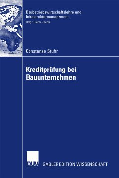Kreditprüfung bei Bauunternehmen (eBook, PDF) - Stuhr, Constanze