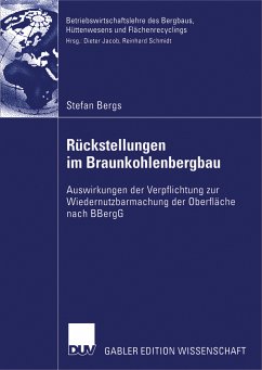 Rückstellungen im Braunkohlenbergbau (eBook, PDF) - Bergs, Stefan