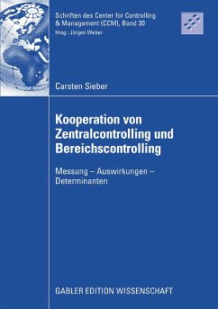 Kooperation von Zentralcontrolling und Bereichscontrolling (eBook, PDF) - Sieber, Carsten