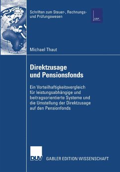 Direktzusage und Pensionsfonds (eBook, PDF) - Thaut, Michael