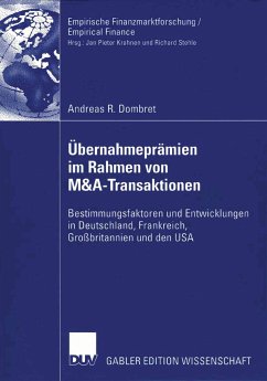 Übernahmeprämien im Rahmen von M&A-Transaktionen (eBook, PDF) - Dombret, Andreas