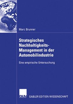 Strategisches Nachhaltigkeits-Management in der Automobilindustrie (eBook, PDF) - Brunner, Marc