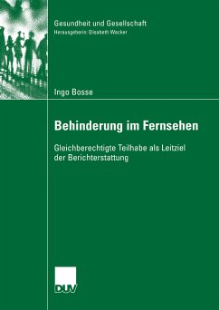 Behinderung im Fernsehen (eBook, PDF) - Bosse, Ingo