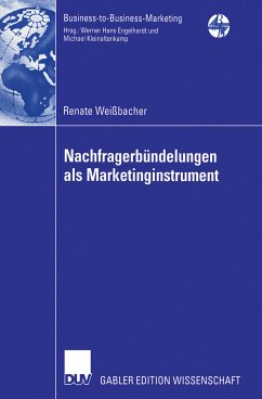 Nachfragerbündelungen als Marketinginstrument (eBook, PDF) - Weißbacher, Renate