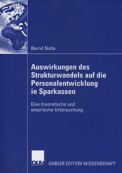 Auswirkungen des Strukturwandels auf die Personalentwicklung in Sparkassen (eBook, PDF) - Nolte, Bernd