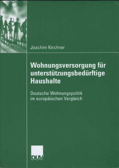 Wohungsversorgung für unterstützungsbedürftige Haushalte (eBook, PDF) - Kirchner, Joachim