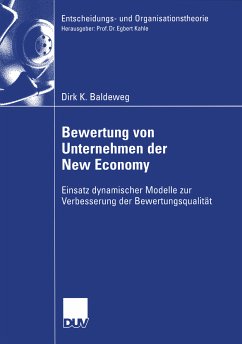 Bewertung von Unternehmen der New Economy (eBook, PDF) - Baldeweg, Dirk