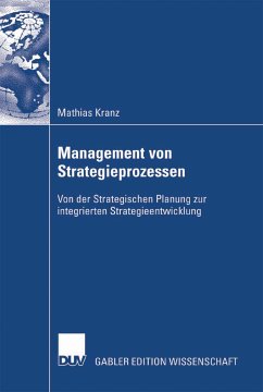 Management von Strategieprozessen (eBook, PDF) - Kranz, Mathias