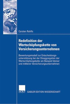 Redefinition der Wertschöpfungskette von Versicherungsunternehmen (eBook, PDF) - Rahlfs, Carsten