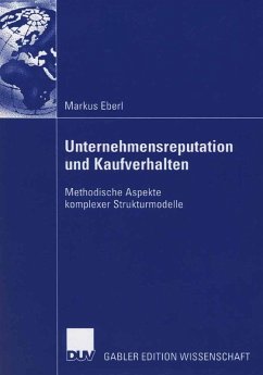Cover Unternehmensreputation und Kaufverhalten (eBook, PDF)