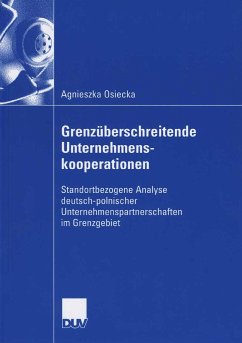 Grenzüberschreitende Unternehmenskooperationen (eBook, PDF) - Osiecka, Agnieszka