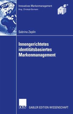 Innengerichtetes identitätsbasiertes Markenmanagement (eBook, PDF) - Zeplin, Sabrina