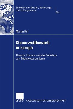 Steuerwettbewerb in Europa (eBook, PDF) - Ruf, Martin