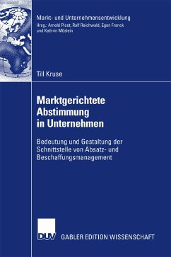 Marktgerichtete Abstimmung in Unternehmen (eBook, PDF) - Kruse, Till