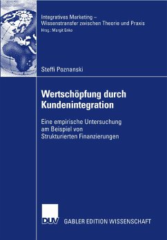 Wertschöpfung durch Kundenintegration (eBook, PDF) - Poznanski, Steffi