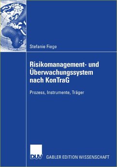 Risikomanagement- und Überwachungssystem nach KonTraG (eBook, PDF) - Fiege, Stefanie