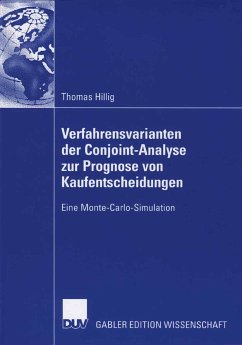 Verfahrensvarianten der Conjoint-Analyse zur Prognose von Kaufentscheidungen (eBook, PDF) - Hillig, Thomas