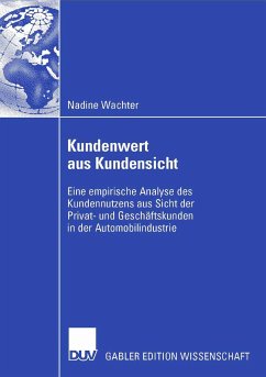 Kundenwert aus Kundensicht (eBook, PDF) - Wachter, Nadine