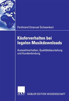 Käuferverhalten bei legalen Musikdownloads (eBook, PDF) - Schwenkert, Ferdinand Emanuel