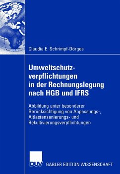 Umweltschutzverpflichtungen in der Rechnungslegung nach HGB und IFRS (eBook, PDF) - Schrimpf-Dörges, Claudia E.