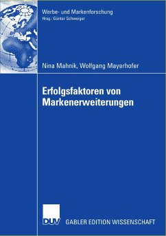 Erfolgsfaktoren von Markenerweiterungen (eBook, PDF) - Mahnik, Nina; Mayerhofer, Wolfgang