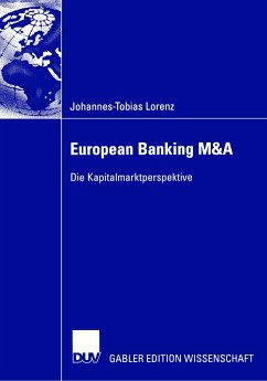 European Banking M&A (eBook, PDF) - Lorenz, Johannes-Tobias