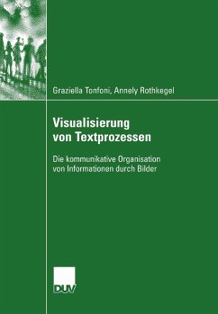 Visualisierung von Textprozessen (eBook, PDF) - Tonfoni, Graziella; Rothkegel, Annely