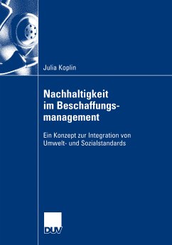 Nachhaltigkeit im Beschaffungsmanagement (eBook, PDF) - Koplin, Julia