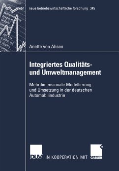 Integriertes Qualitäts- und Umweltmanagement (eBook, PDF) - Ahsen, Anette