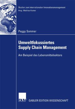 Umweltfokussiertes Supply Chain Management (eBook, PDF) - Sommer, Peggy