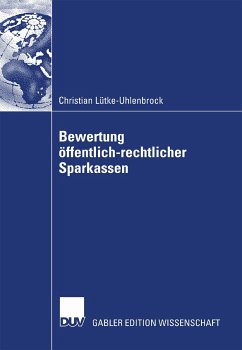 Bewertung öffentlich-rechtlicher Sparkassen (eBook, PDF) - Lütke-Uhlenbrock, Christian