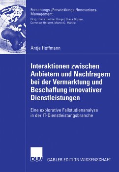 Interaktionen zwischen Anbietern und Nachfragern bei der Vermarktung und Beschaffung innovativer Dienstleistungen (eBook, PDF) - Hoffmann, Antje