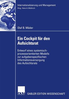 Ein Cockpit für den Aufsichtsrat (eBook, PDF) - Mäder, Olaf B.
