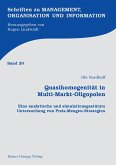 Quasihomogenität in Multi-Markt-Oligopolen (eBook, PDF)