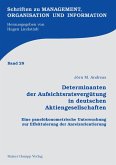 Determinanten der Aufsichtsratsvergütung in deutschen Aktiengesellschaften (eBook, PDF)