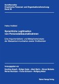 Sprachliche Legitimation von Personalabbaumaßnahmen (eBook, PDF)