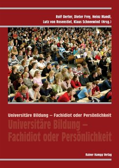 Cover Universitäre Bildung - Fachidiot oder Persönlichkeit (eBook, PDF)